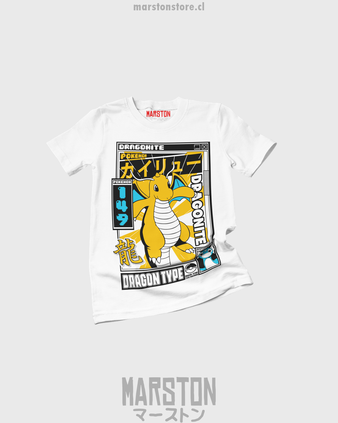 Polera Pokemon - Dragonite (#ak0)