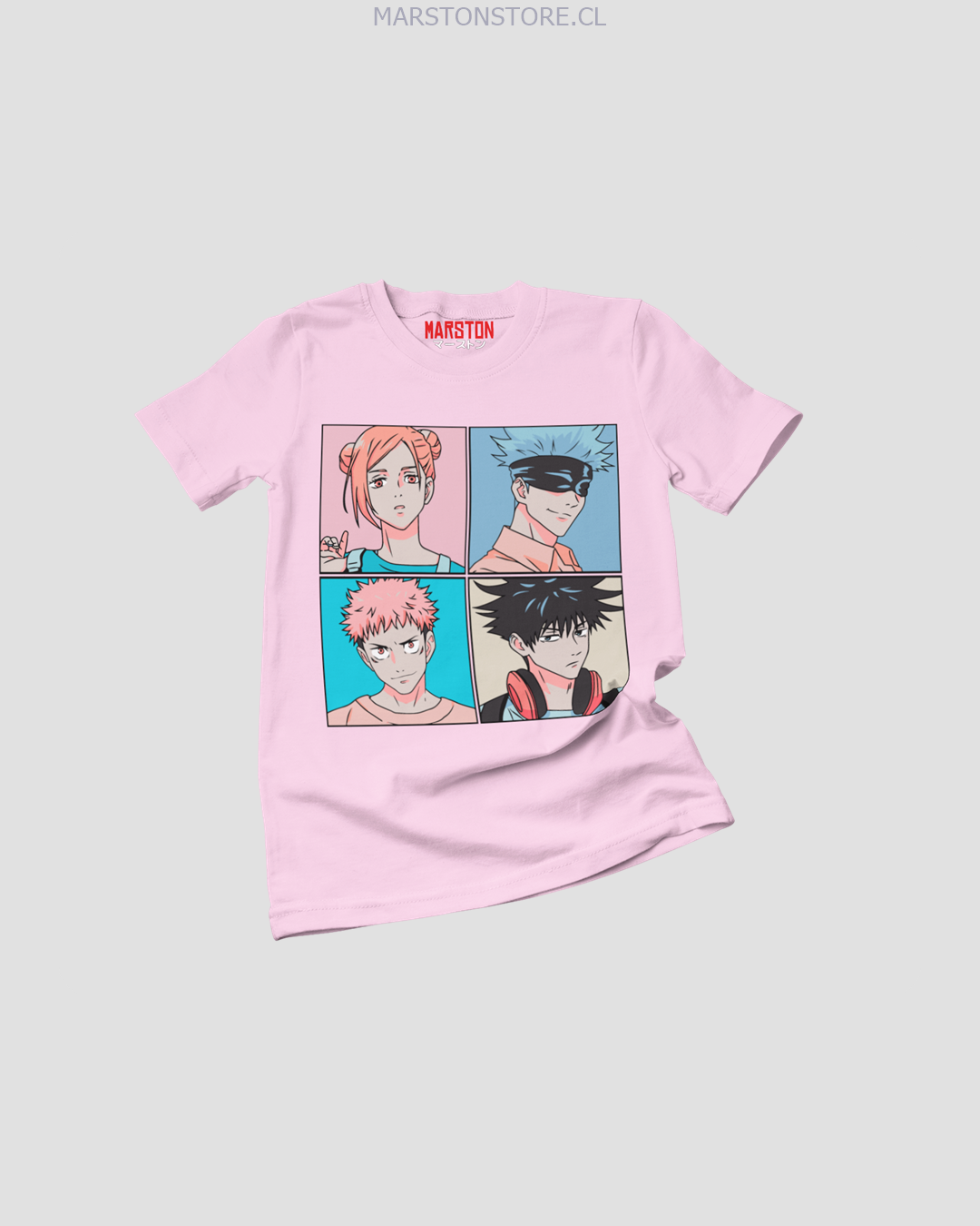 Polera Jujutsu Kaisen - Itadori x Nobara x Megumi x Gojo
