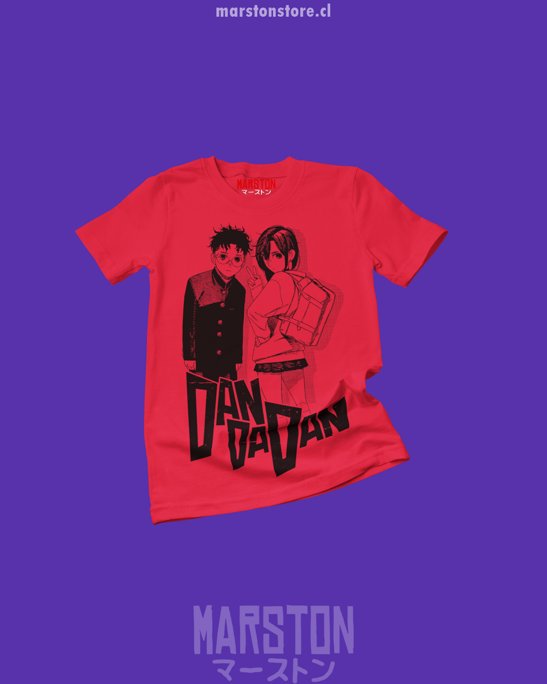 Polera Dandadan - Momo Ayase x Okarun
