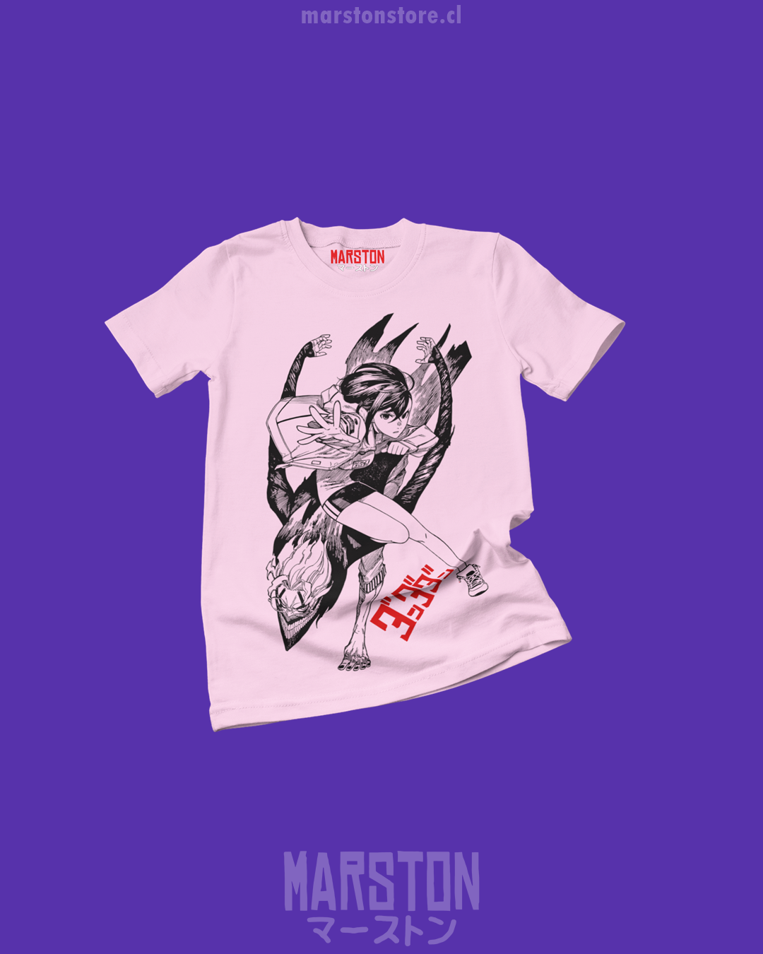 Polera Dandadan - Momo Ayase x Okarun