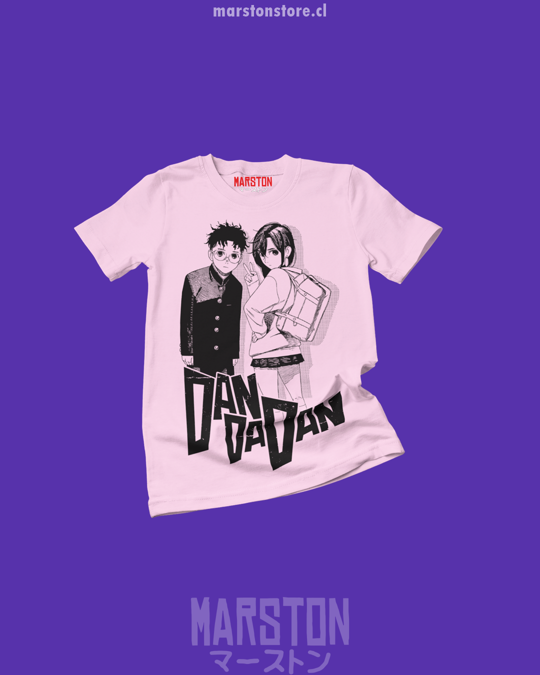 Polera Dandadan - Momo Ayase x Okarun