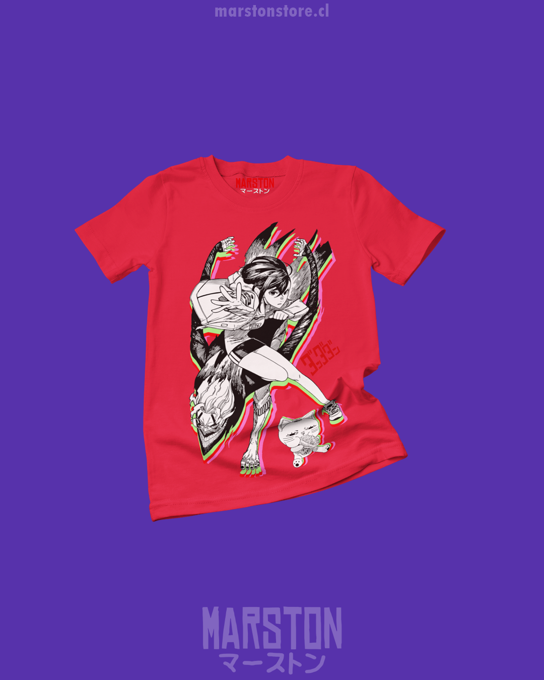 Polera Dandadan - Momo Ayase x Okarun x Turbo Granny