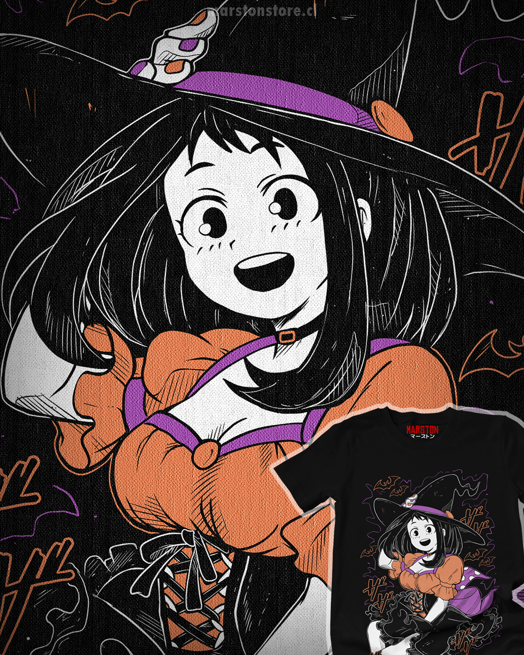 Polera Boku no Hero Academia - Uraraka Halloween