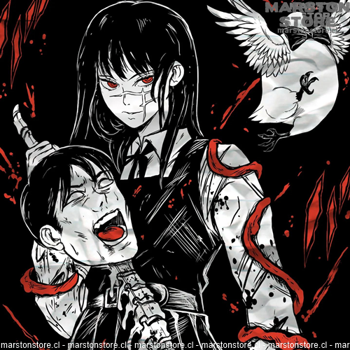 Polera Chainsaw Man - Asa Mitaka