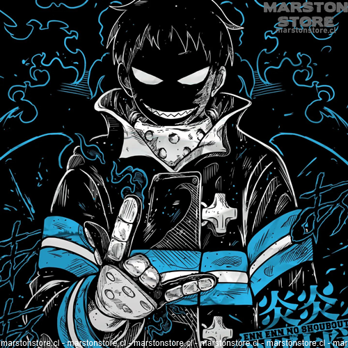 Polera Fire Force - Shinra Kusakabe