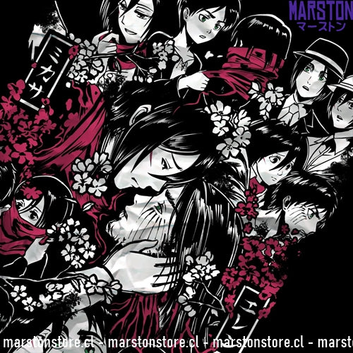 Polera Shingeki no Kyojin - Eren Jaeger - Mikasa Ackerman