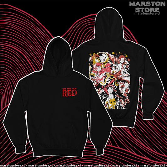 Polerón One Piece Film Red - Uta - Shanks - Monkey D. Luffy