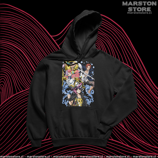 Polerón One Piece Film Red - Uta - Shanks - Monkey D. Luffy