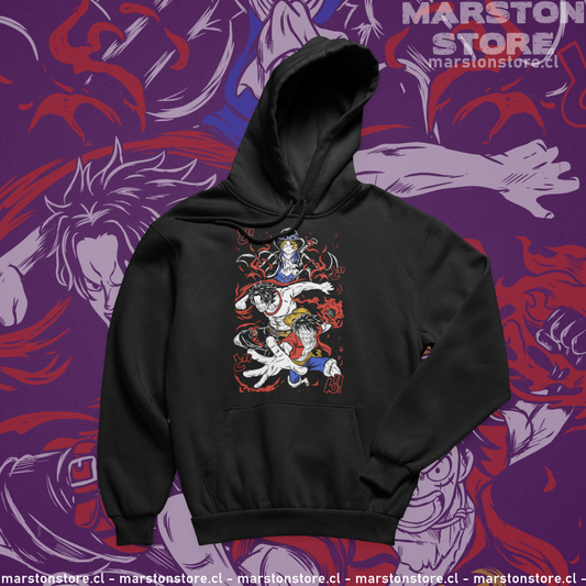 Polerón One Piece - Monkey D. Luffy - Ace - Sabo