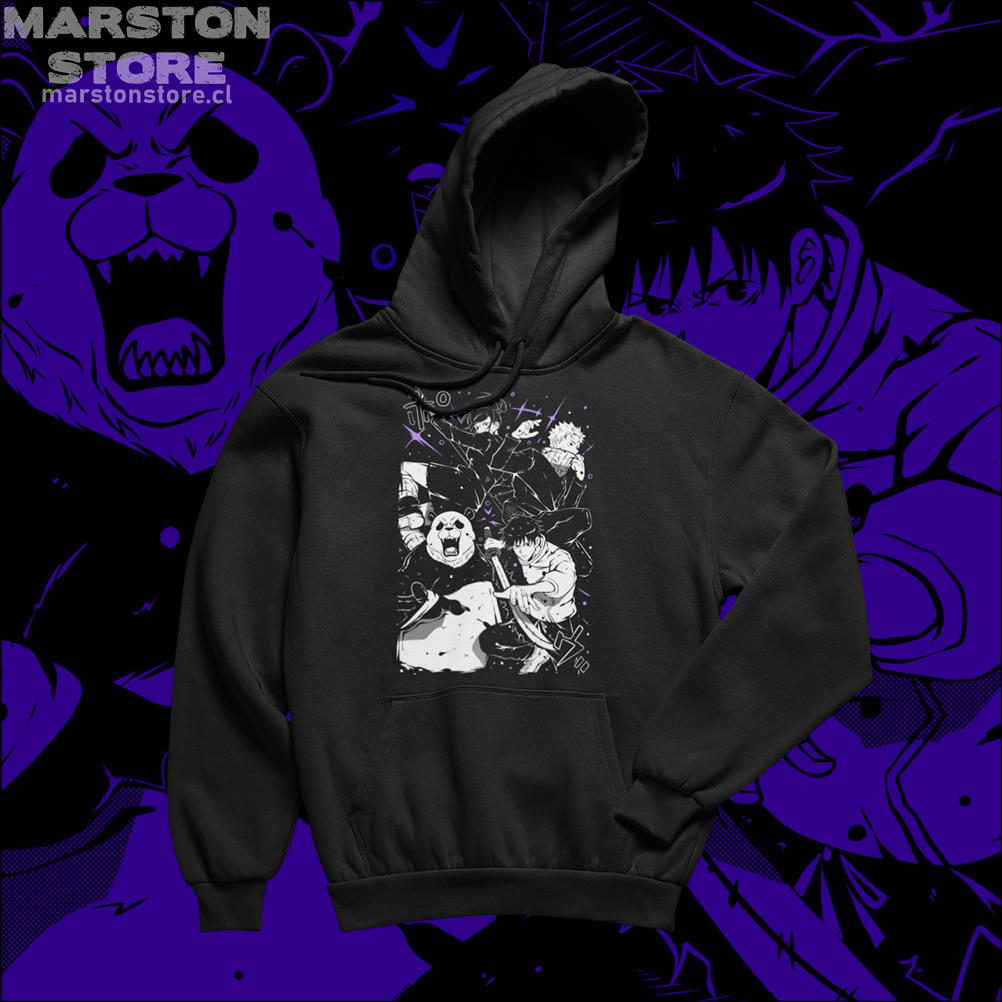 Polerón Jujutsu Kaisen - Yuta - Panda - Toge - Maki