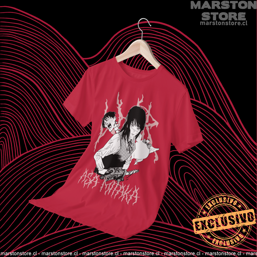 Polera Chainsaw Man - Asa Mitaka