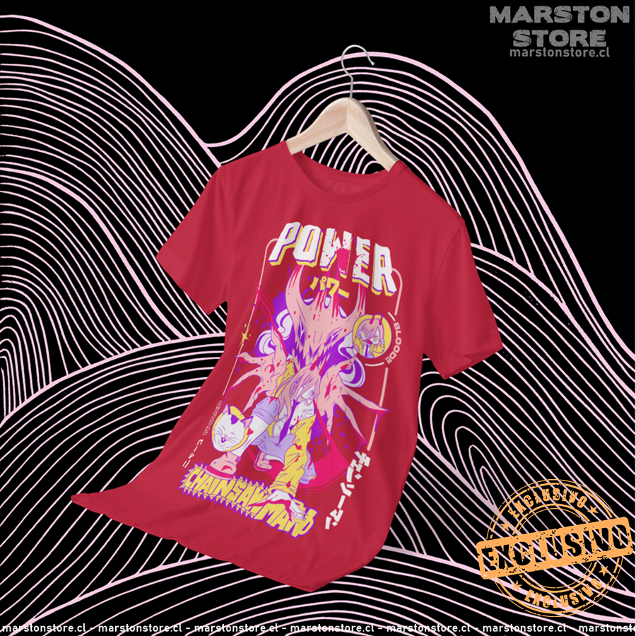 Polera Chainsaw man - Power x Nyako (v1)