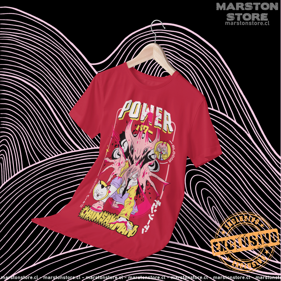 Polera Chainsaw man - Power x Nyako (v2)