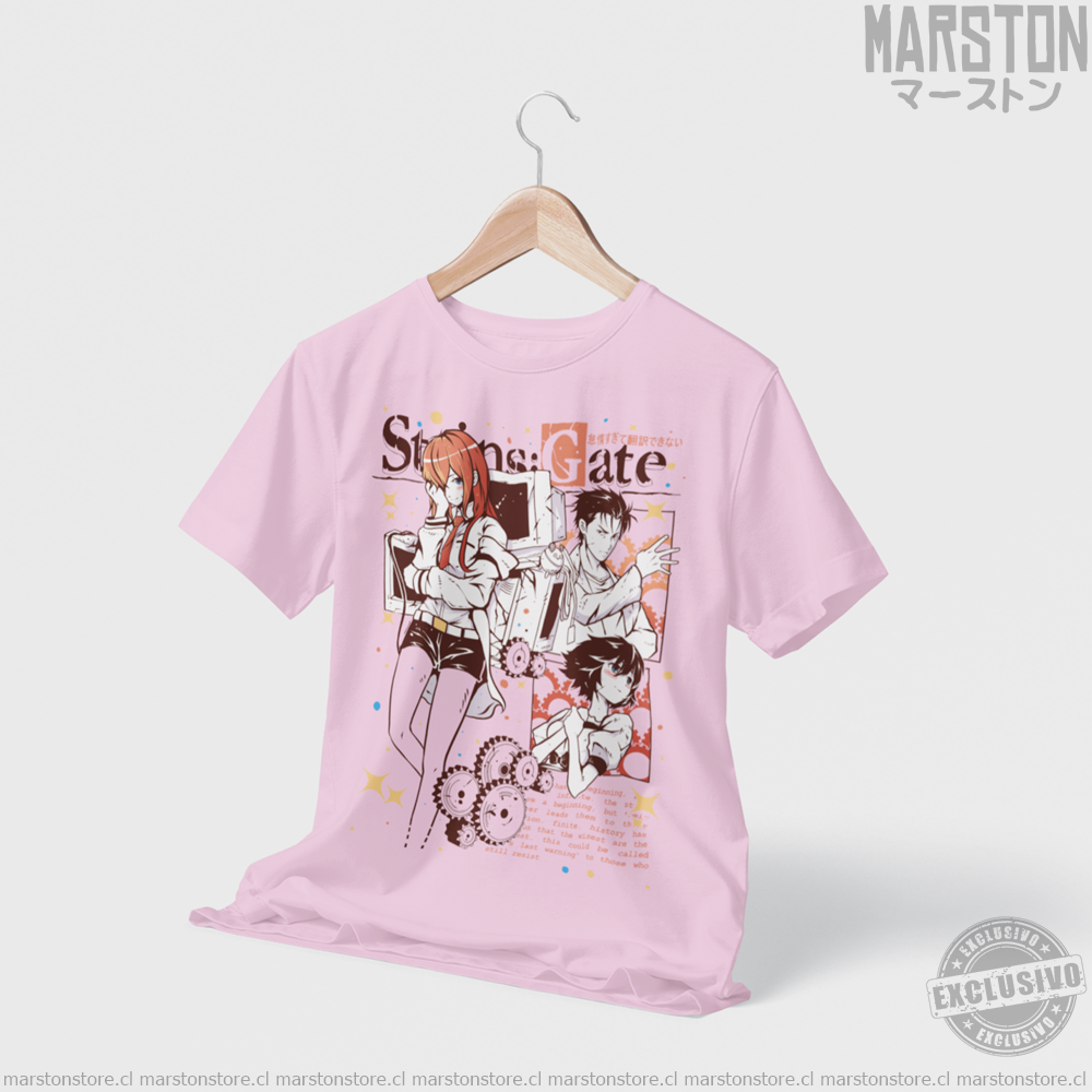 Polera Steins;Gate - Kurisu Makise - Rintaro Okabe - Mayuri