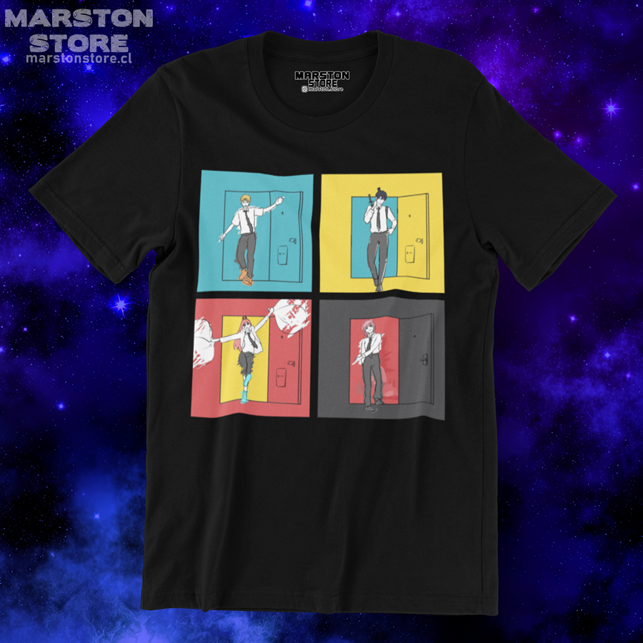 Polera Chainsaw Man x Jujutsu Kaisen