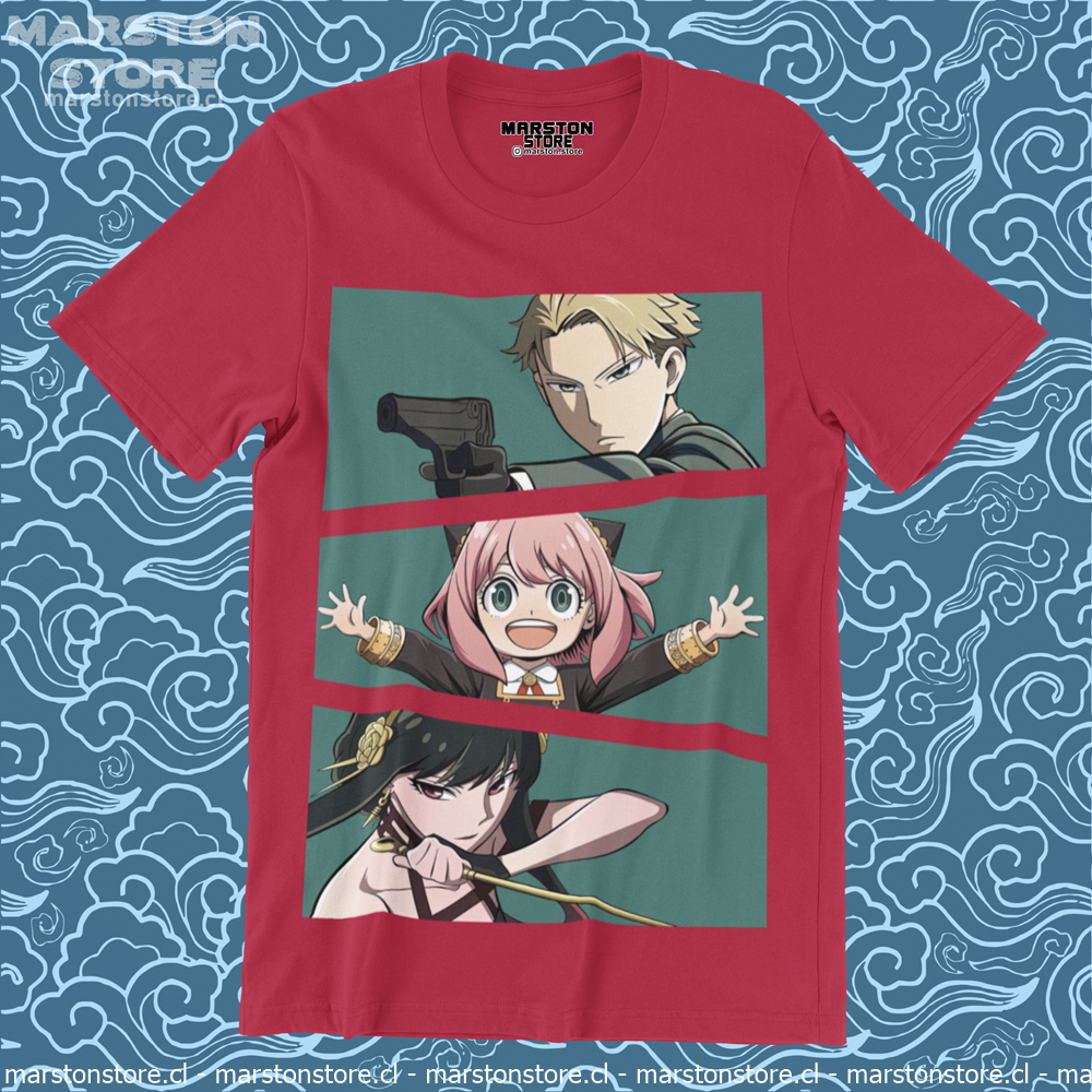 Polera Spy x Family - Loid - Anya - Yor