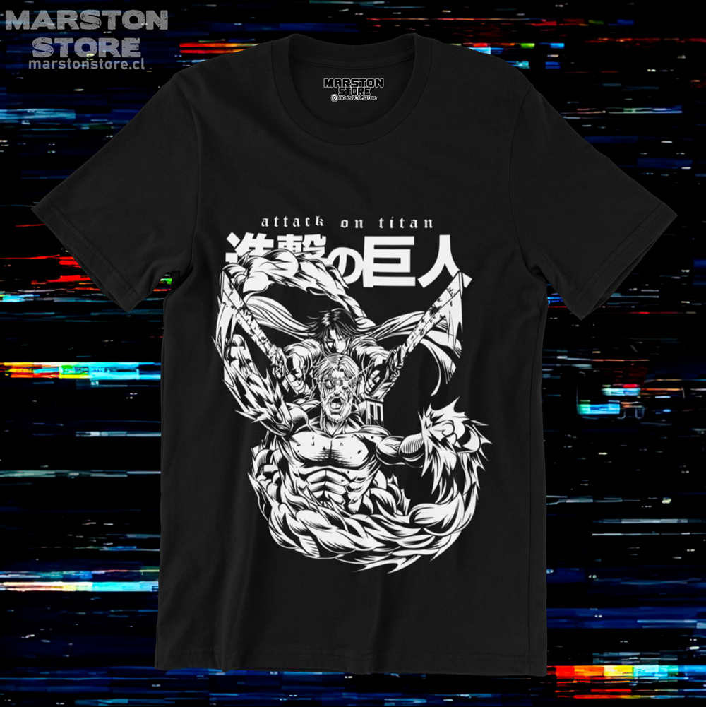 Polera Shingeki no Kyojin - Levi - Zeke