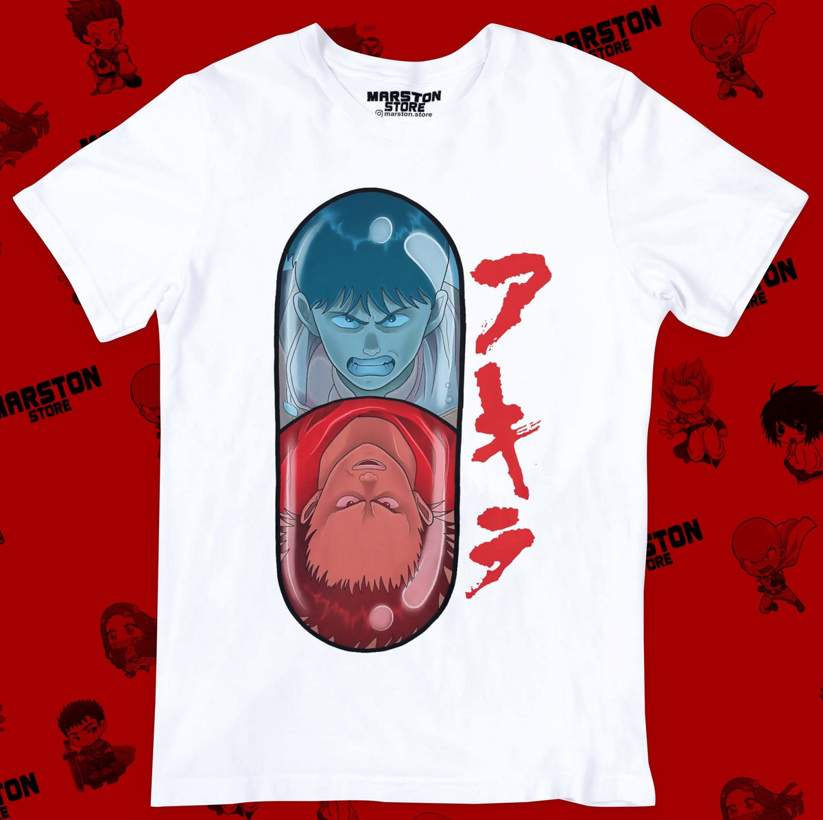 Polera blanca de Akira