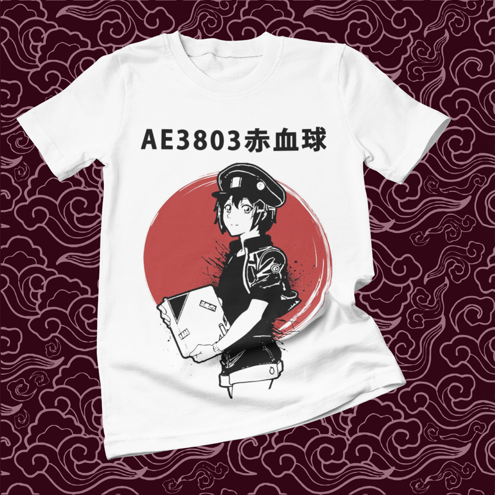 Polera blanca de Cells at Work! (Hataraku Saibou)