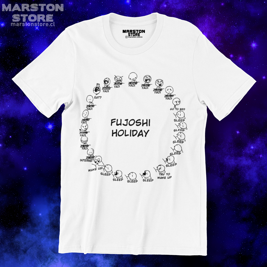 Polera blanca Fujoshi