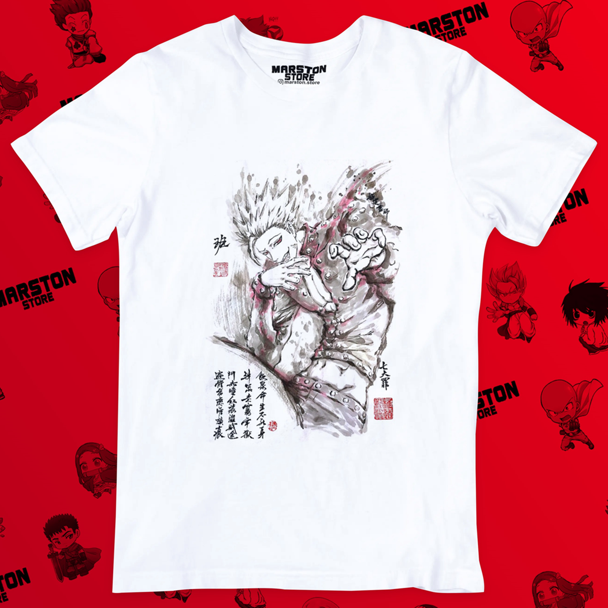 Polera blanca de Nanatsu no Taizai / The Seven Deadly Sins