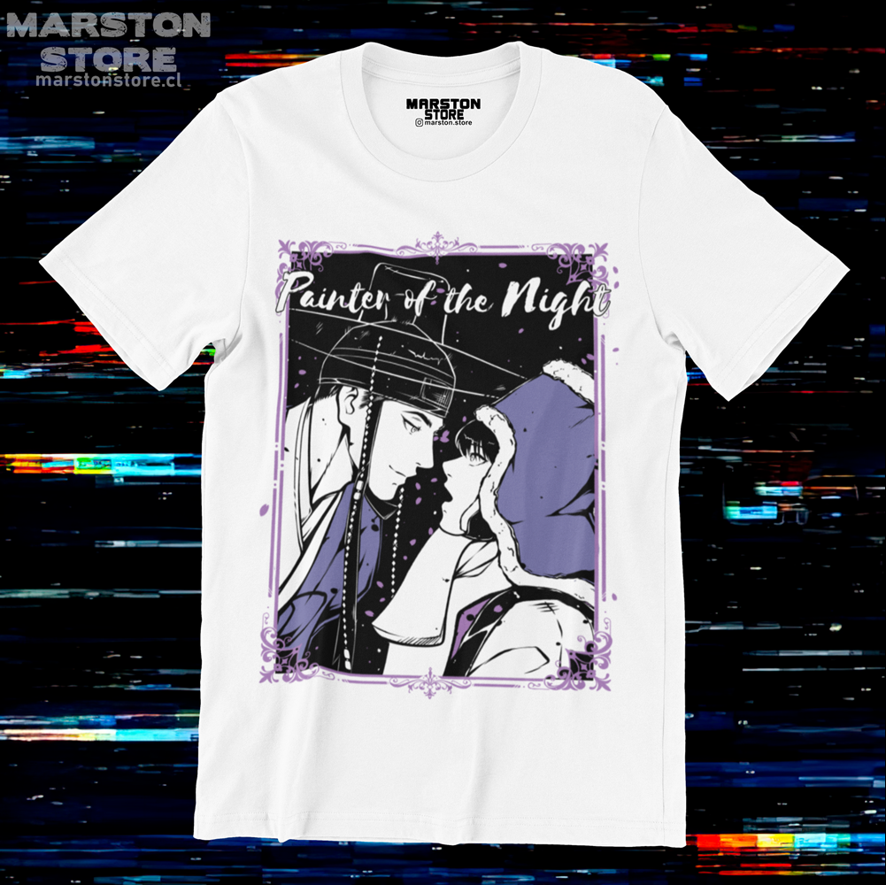 Polera blanca de Pintor Nocturno