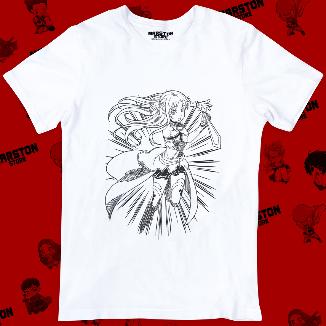 Polera blanca de SAO / Sword Art Online