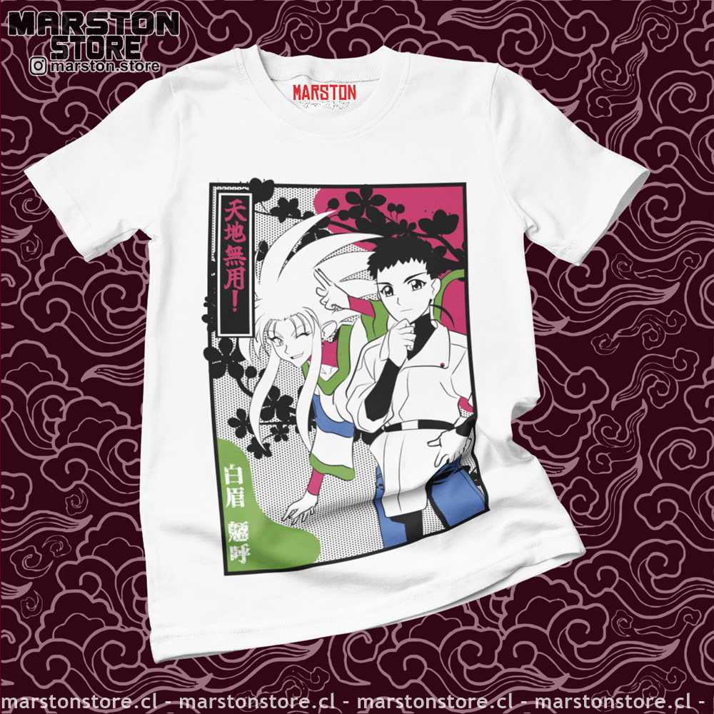 Polera blanca de Tenchi Muyo!