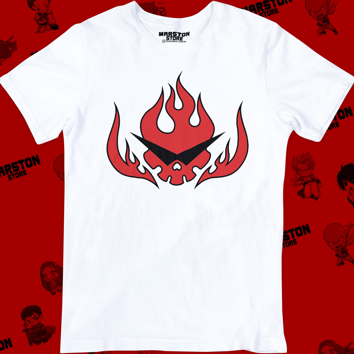 Polera blanca de Tengen Toppa Gurren-Lagann