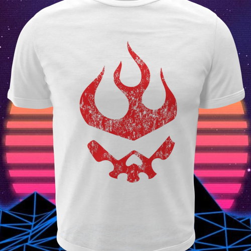 Polera blanca de Tengen Toppa Gurren-Lagann