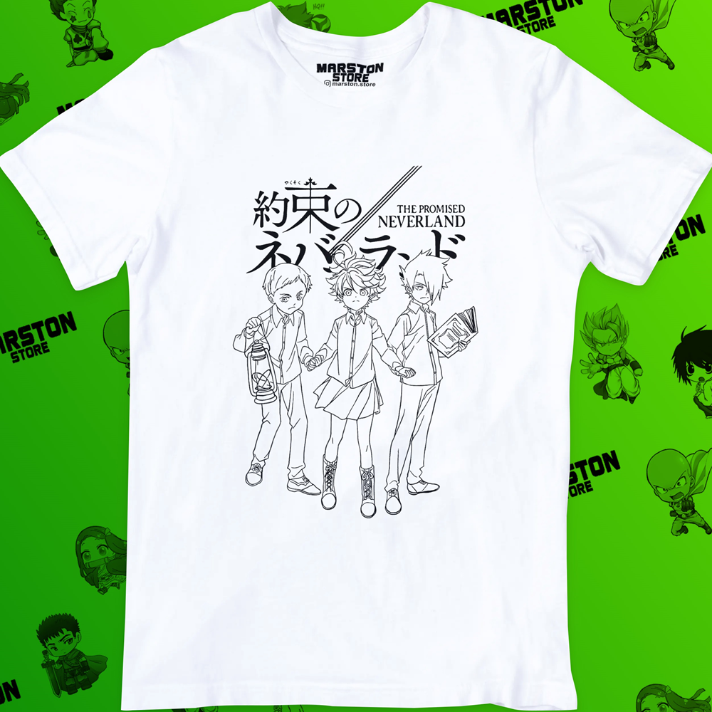 Polera blanca de The Promised Neverland