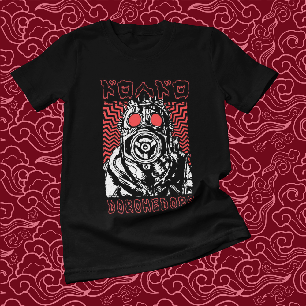 Polera negra Dorohedoro con diseño inspirado en el anime