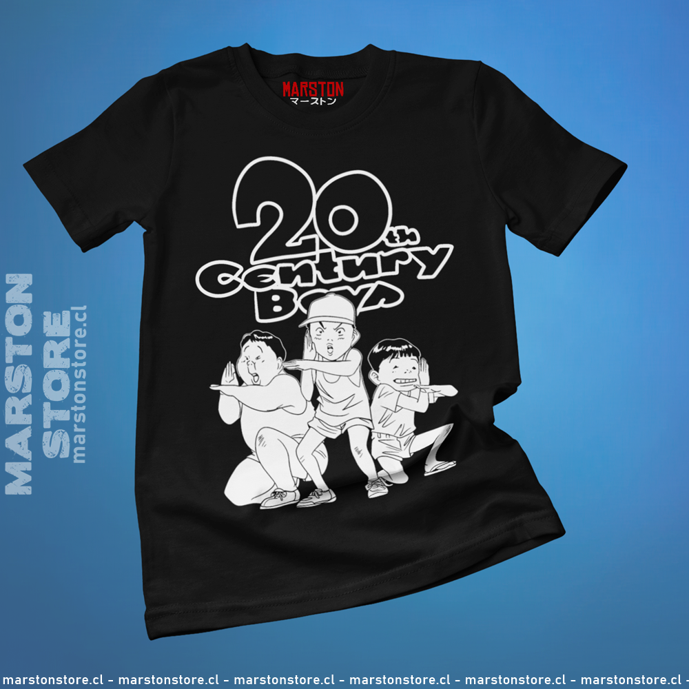 Polera negra de 20th Century Boys
