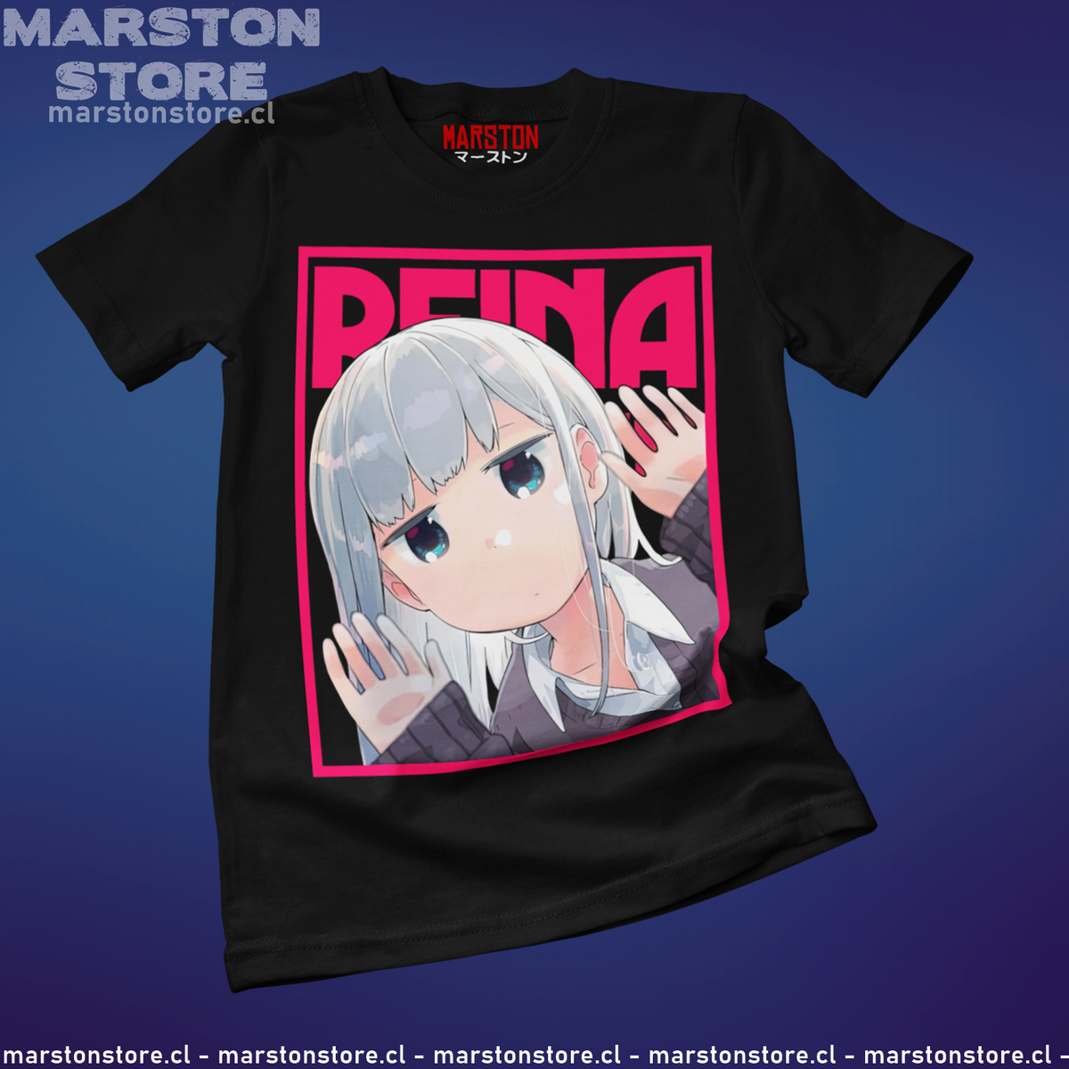 Polera negra de Aharen-san wa Hakarenai