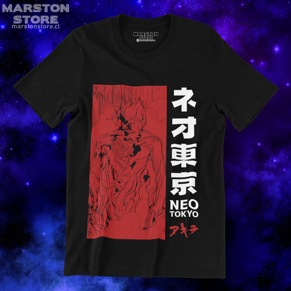 Polera negra de Akira con Tetsuo Shima
