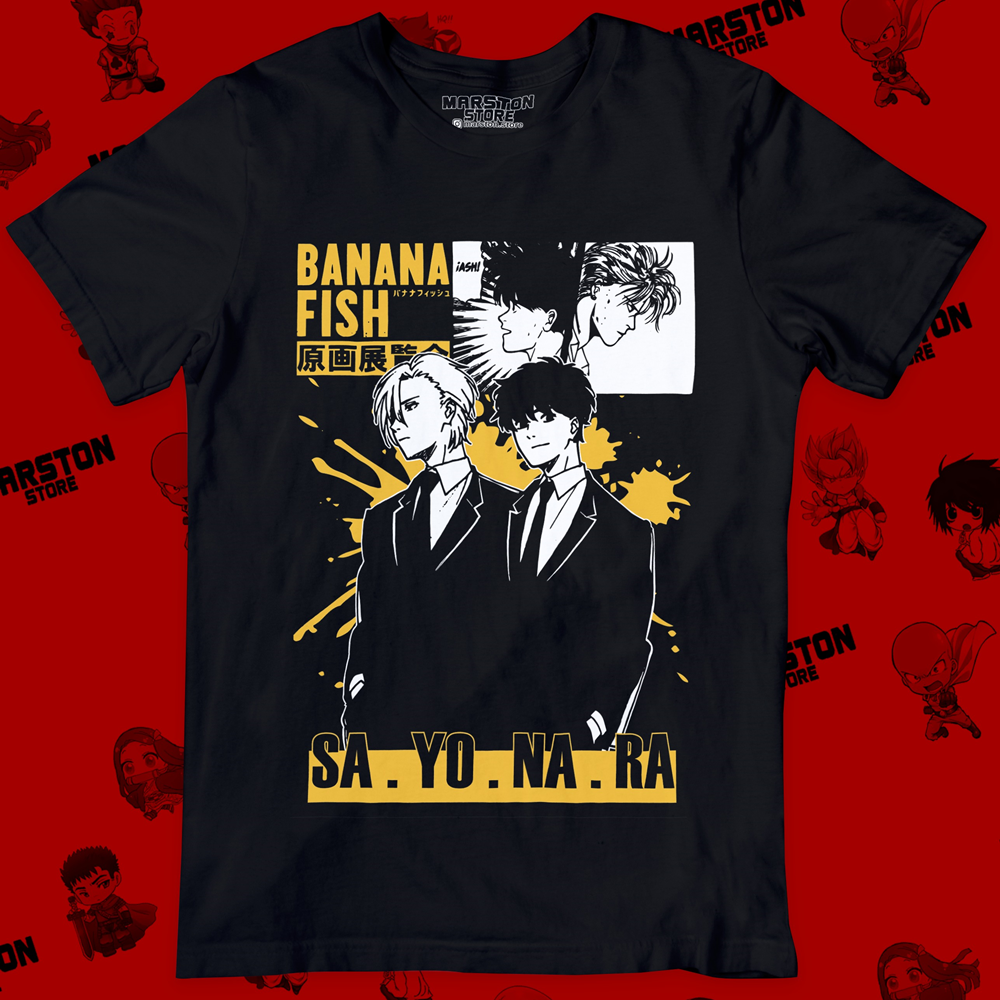 Polera negra de Banana Fish
