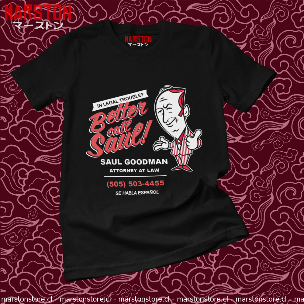 Polera negra de Better Call Saul