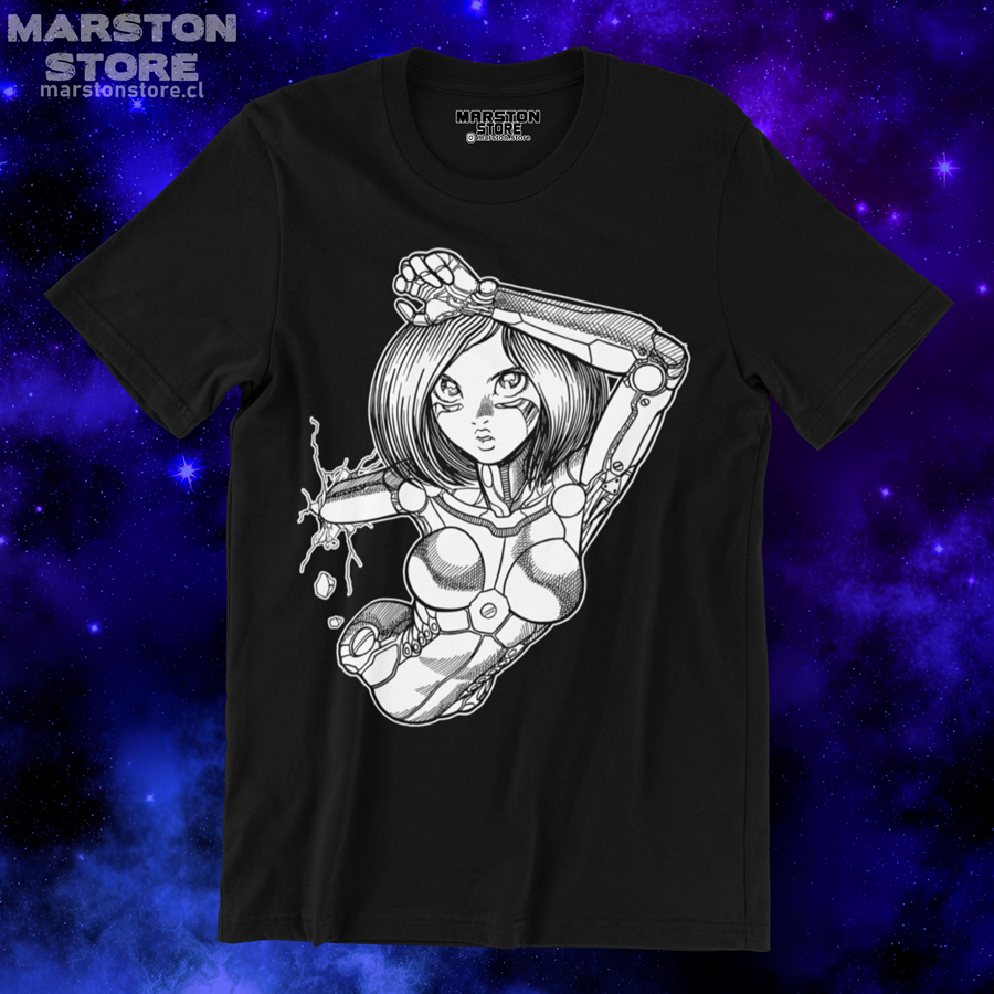 Polera negra de GUNNM: Battle Angel Alita