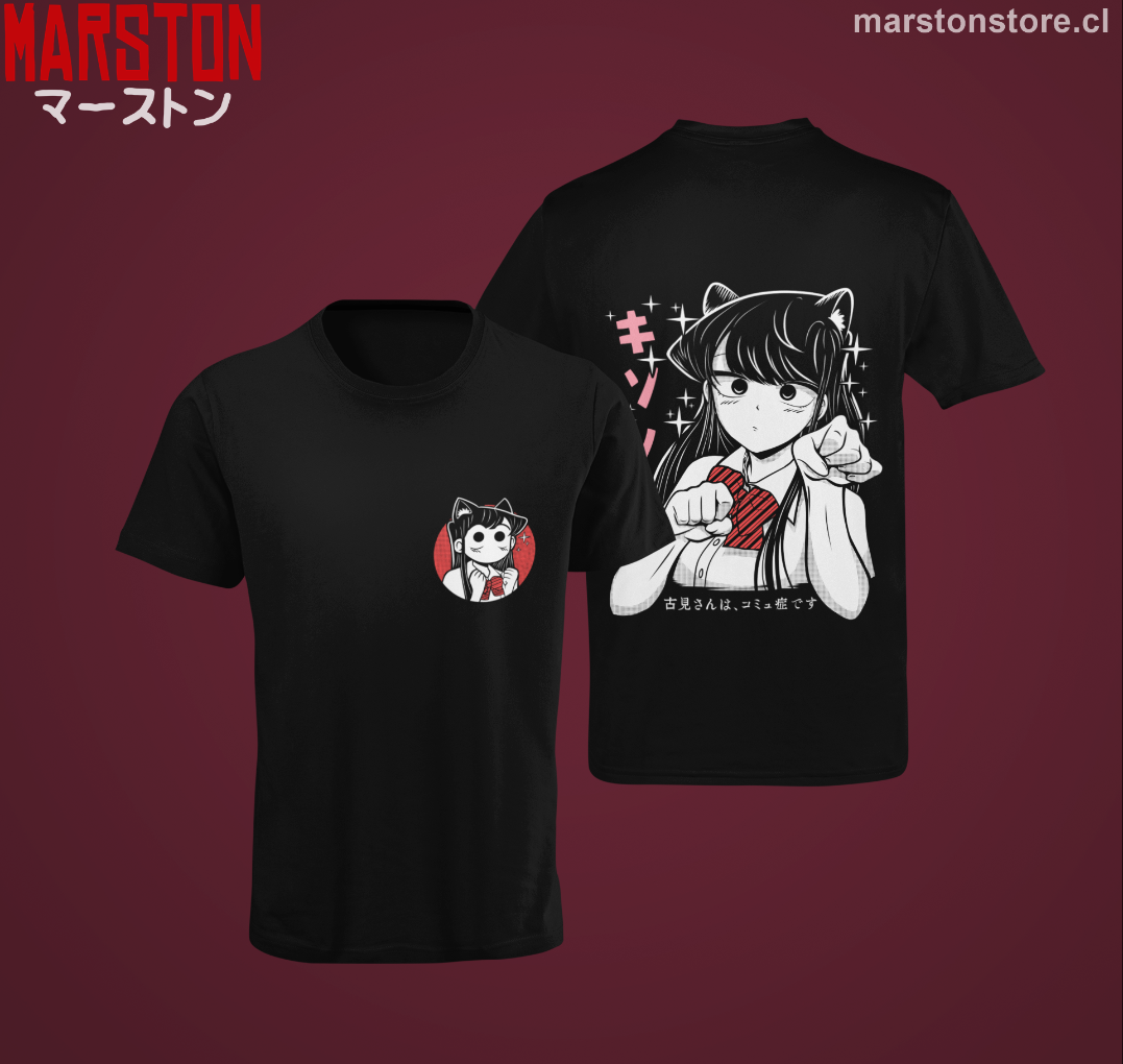 Polera negra de Komi-san wa Komyushou Desu (Komi Can't Communicate)