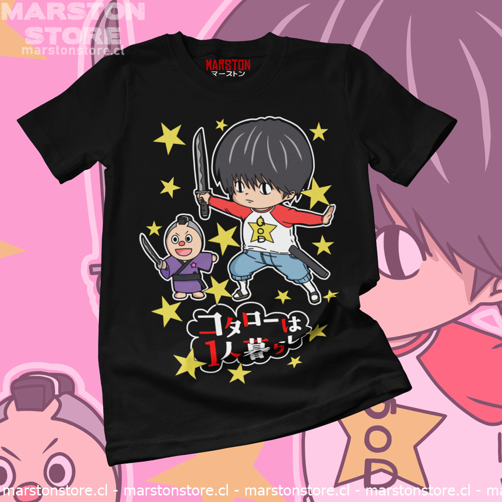 Polera negra de Kotaro Lives Alone