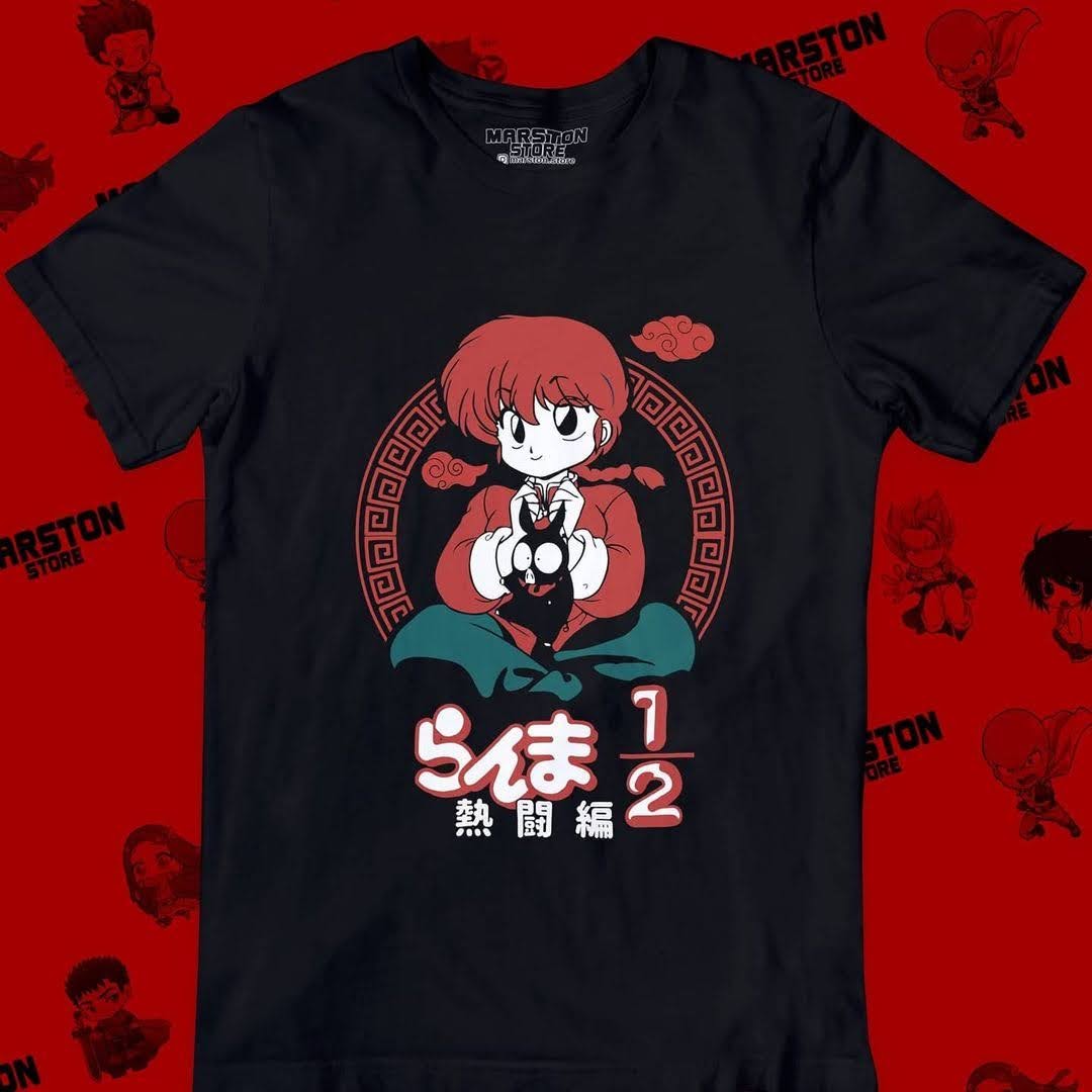 Polera negra de Ranma ½