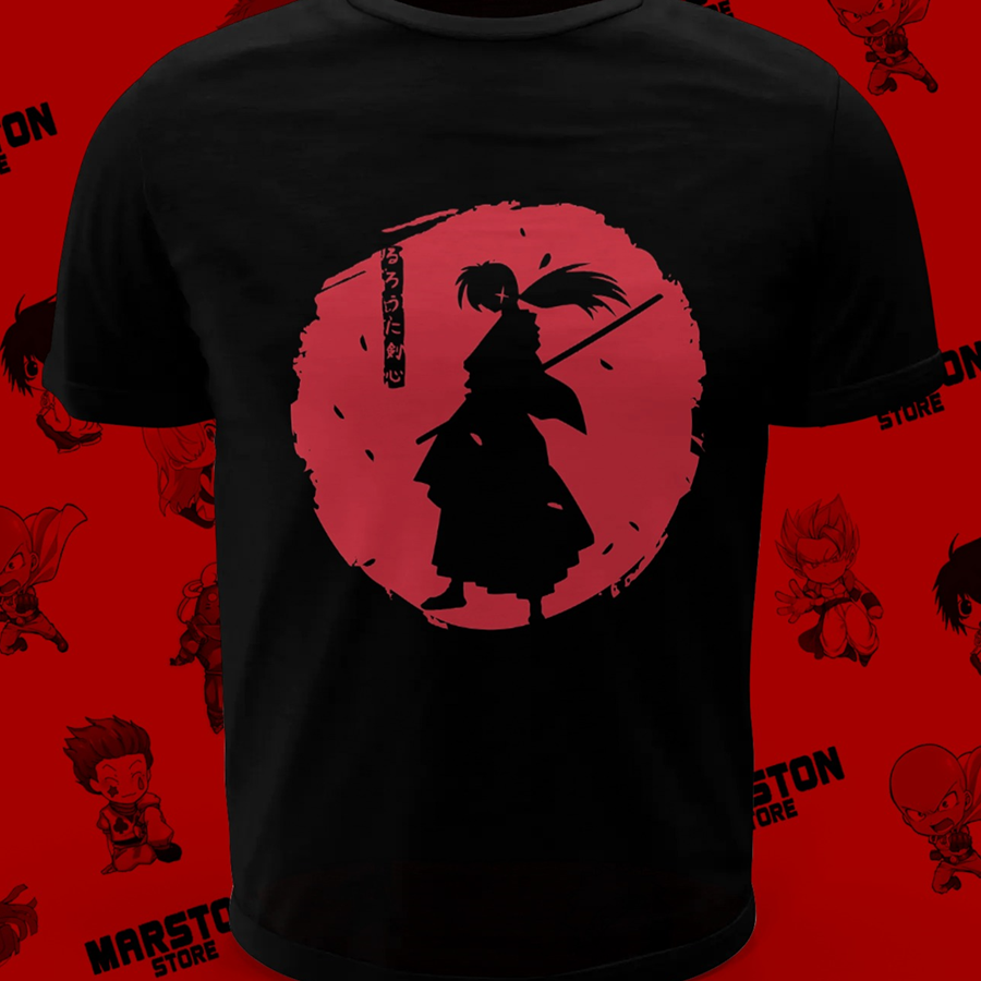 Polera negra de Samurai X / Rurouni Kenshin