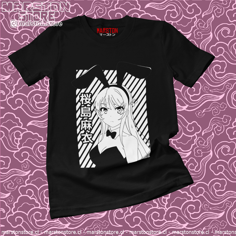 Polera negra de Seishun Buta Yarou (Rascal Does Not Dream of Bunny Girl Senpai)