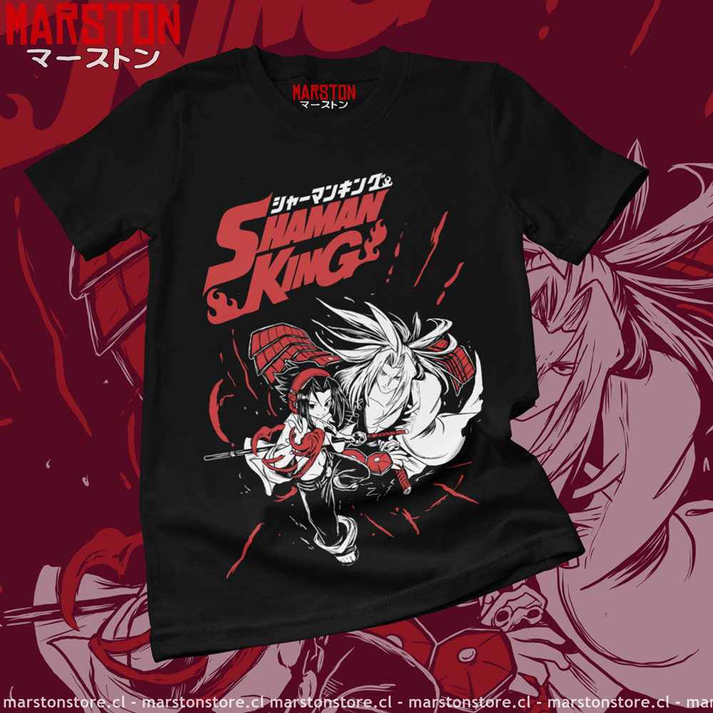 Polera negra de Shaman King
