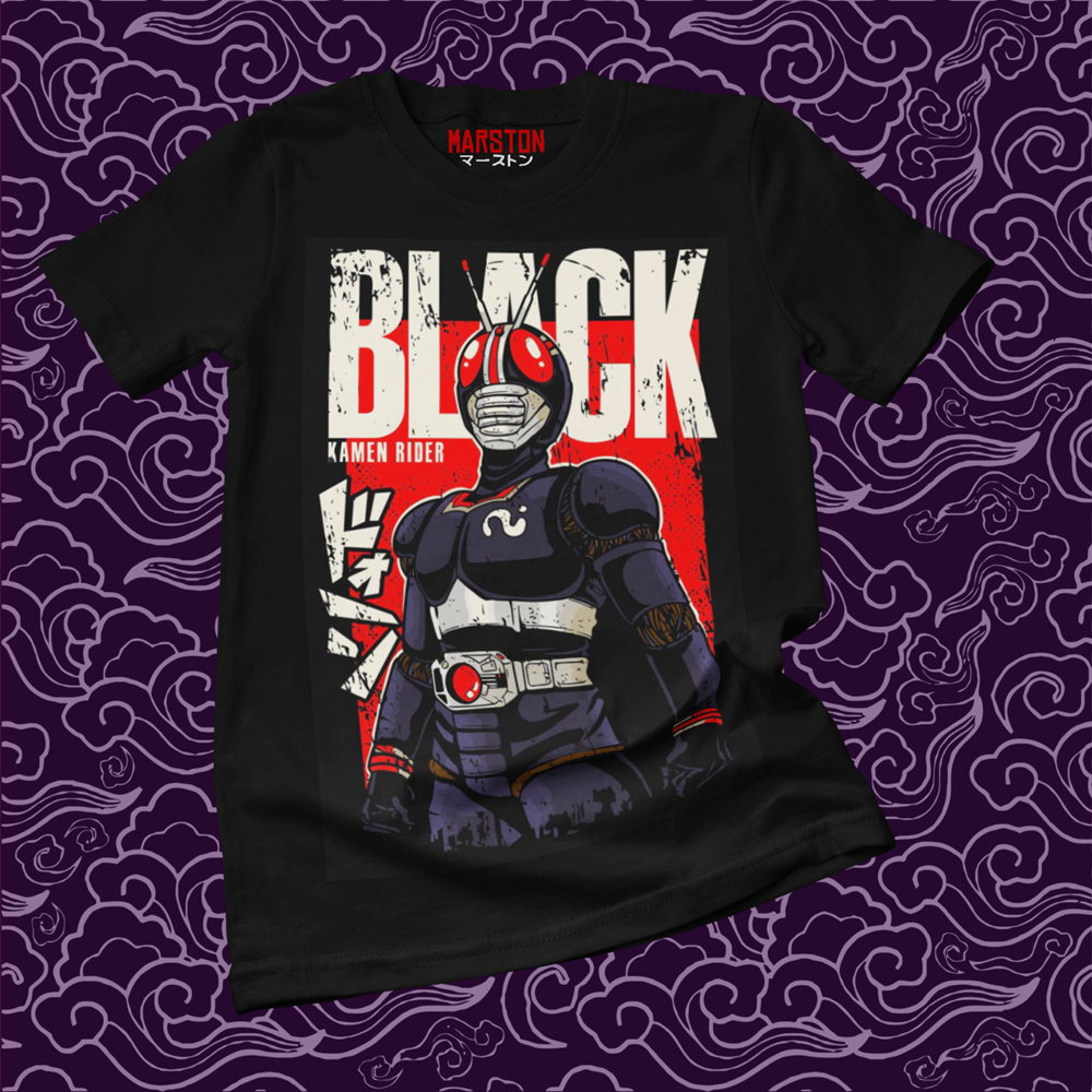 Polera negra de Shin Kamen Rider