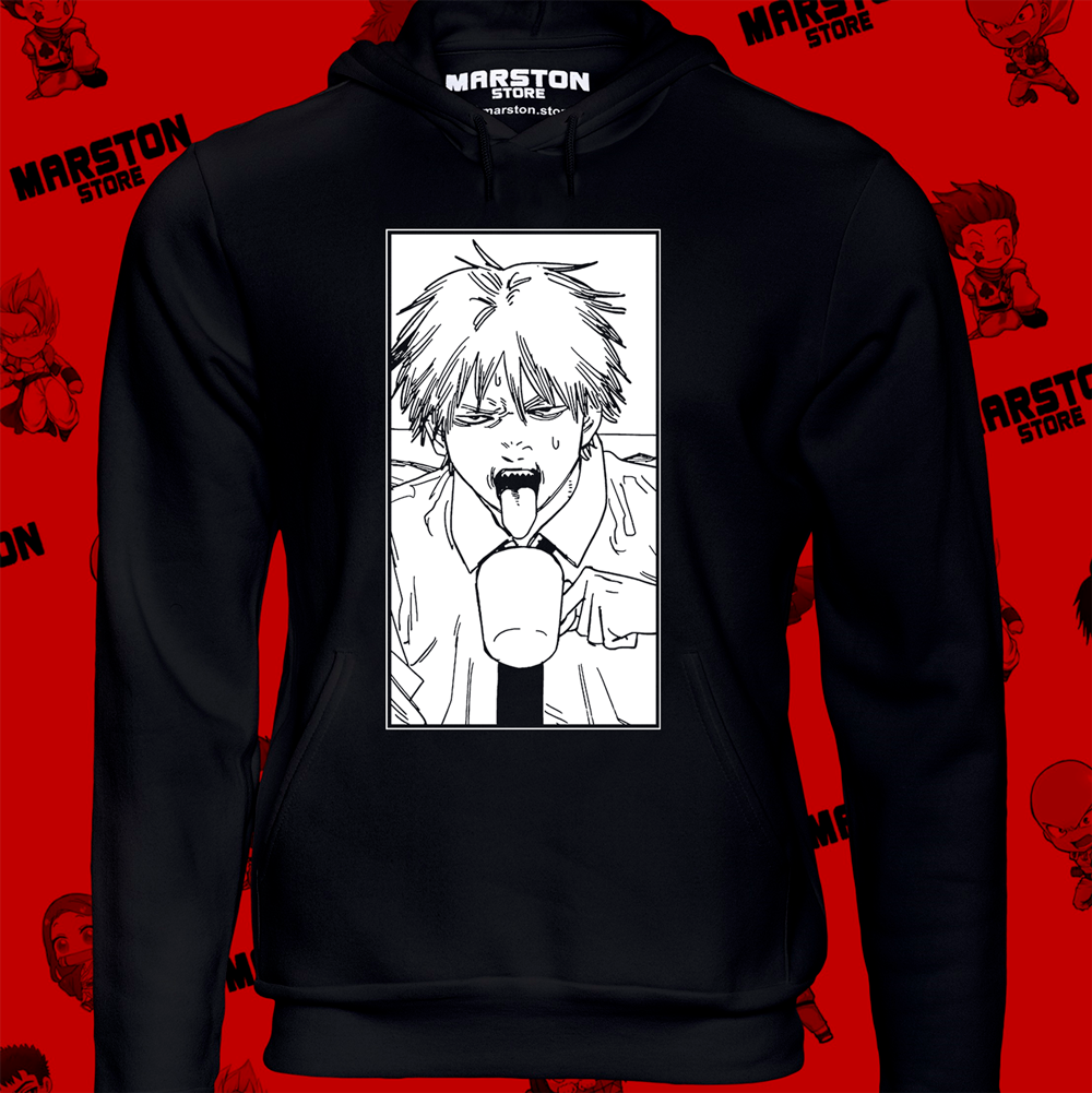 Polerón Chainsaw Man con diseño de Denji