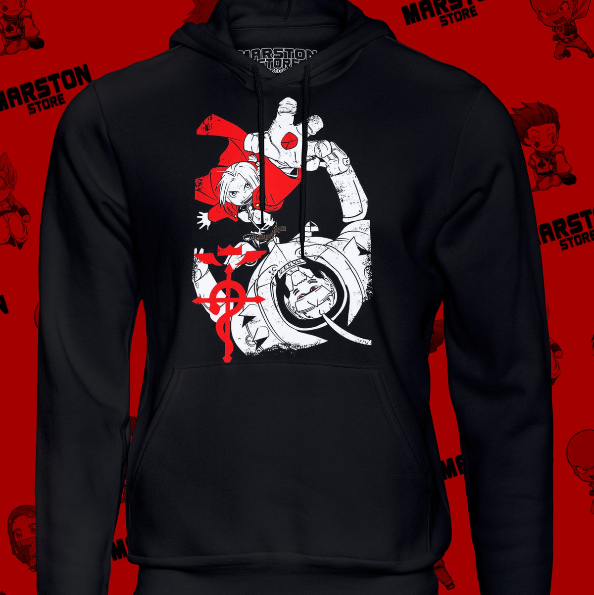 Polerón Fullmetal Alchemist con Edward Elric y Alphonse Elric