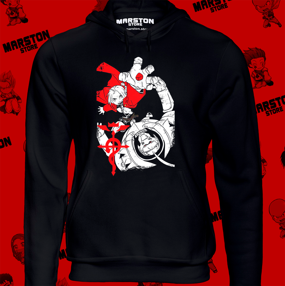Polerón Fullmetal Alchemist con Edward Elric y Alphonse Elric