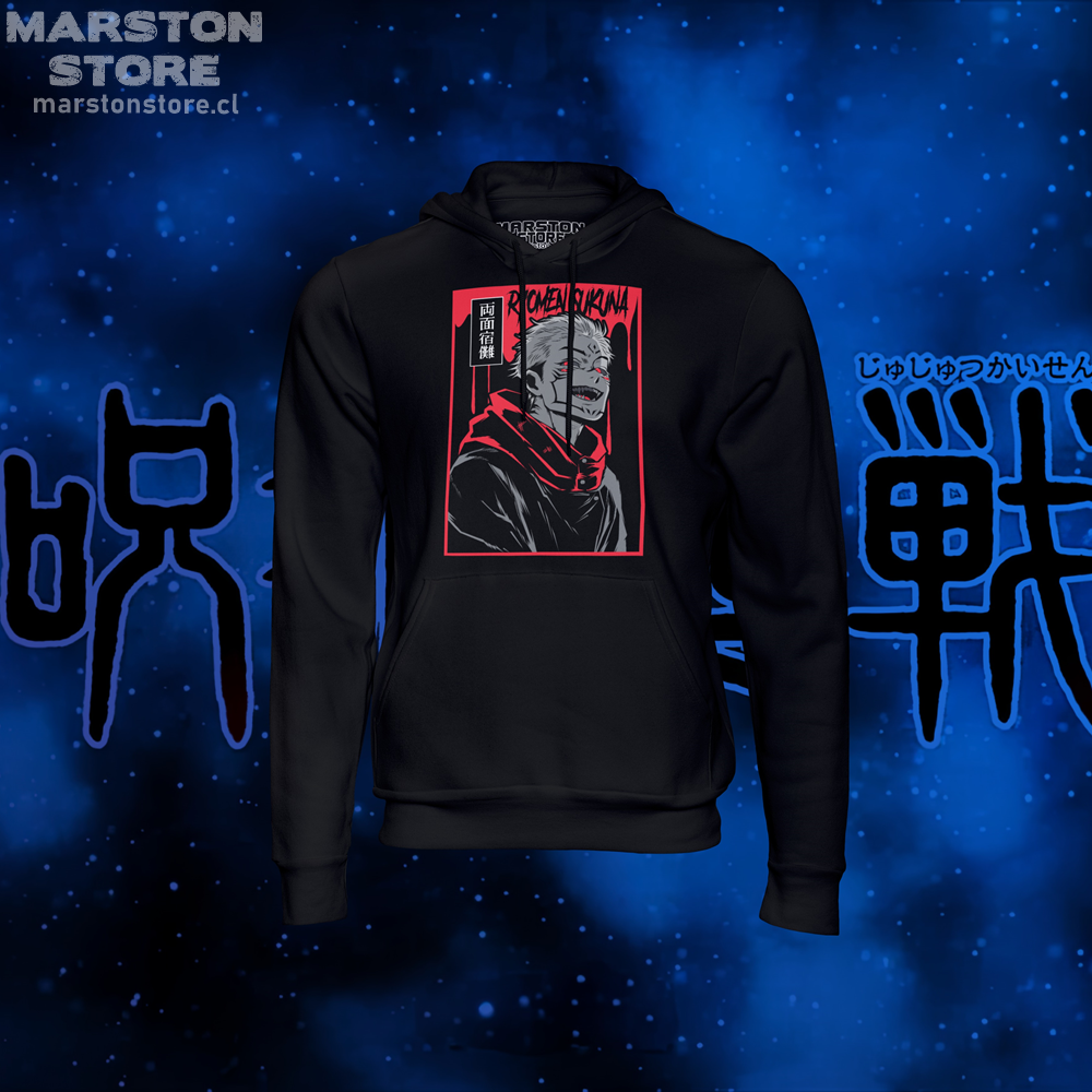 Polerón con diseño de Jujutsu Kaisen