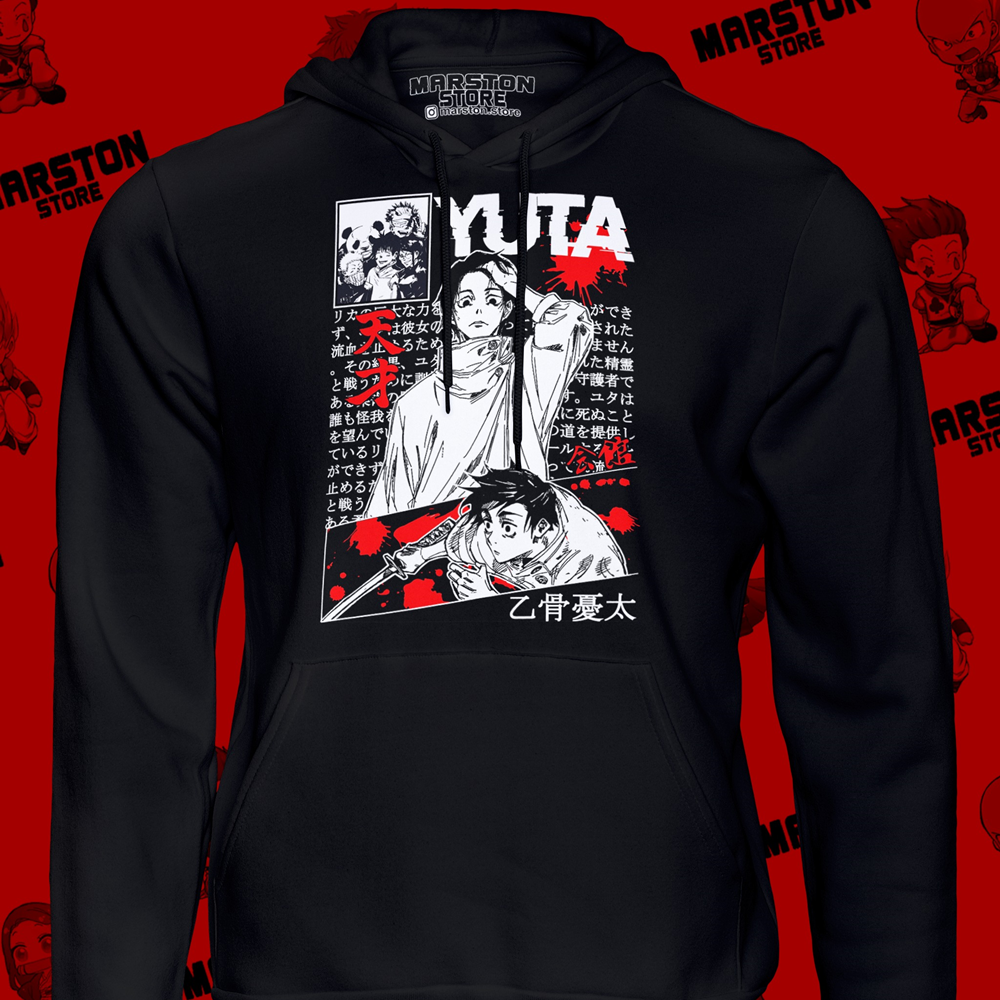 Polerón Jujutsu Kaisen con diseño de Yuta Okkotsu